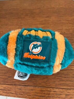 NFL Plush Football Team Toy in Teal and Orange
